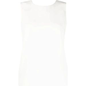 P.a.r.o.s.h., Dames, Tops, Wit, Maat: S Poliester,