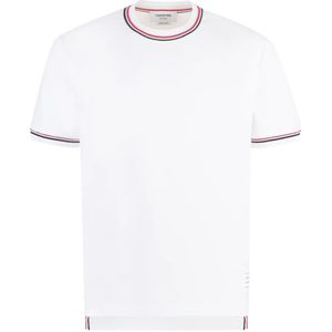 Thom Browne, Heren, Tops, Wit, Maat: XL Katoen,
