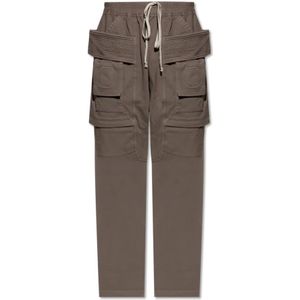 Rick Owens, Heren, Broeken, Bruin, Maat: M Katoen,