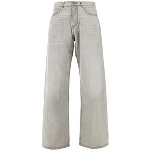 Palm Angels, Heren, Jeans, Grijs, Maat: W33 Denim,