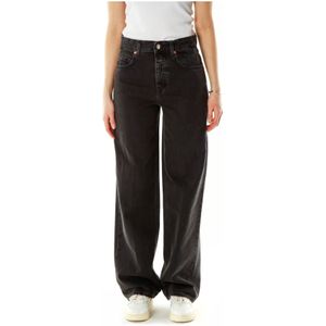 Closed, Dames, Jeans, Grijs, Maat: W27 L32 Denim,