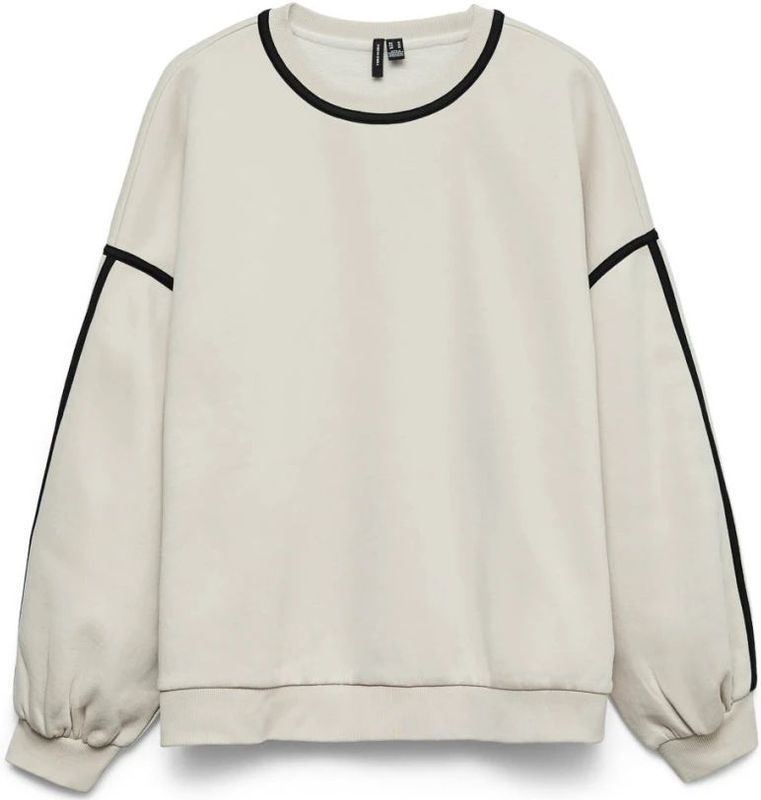Vero Moda, Dames, Sweatshirts & Hoodies, Beige, Maat: M Katoen,
