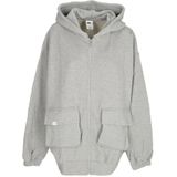 Nike, Dames, Sweatshirts & Hoodies, Grijs, Maat: XS Katoen,
