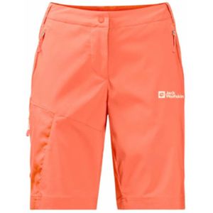 Jack Wolfskin, Dames, Korte broeken, Oranje, Maat: S Wol,