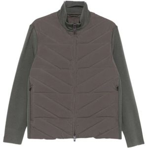 Emporio Armani, Heren, Jassen, Grijs, Maat: 3XL