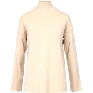 Kaos, Dames, Truien, Beige, Maat: S Leer,