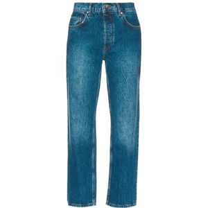 Anine Bing, Dames, Jeans, Blauw, Maat: W25 Katoen,