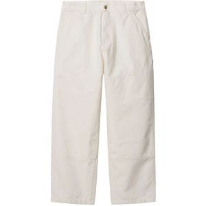 Carhartt Wip, Heren, Broeken, Wit, Maat: S Katoen,