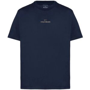 Paul & Shark, Heren, Tops, Blauw, Maat: 2XL Katoen,