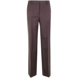 P.a.r.o.s.h., Dames, Broeken, Bruin, Maat: XS Leer,