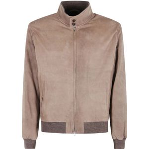 Hcr, Heren, Jassen, Bruin, Maat: XL Suède,