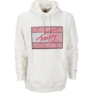Tommy Hilfiger - Klassiek Flag - Sweatshirt - Wit - 100% Katoen