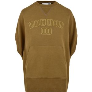 Douuod Woman, Dames, Sweatshirts & Hoodies, Bruin, Maat: S
