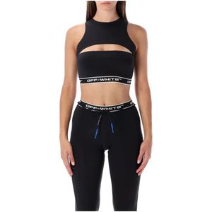 Off White, Dames, Tops, Zwart, Maat: M