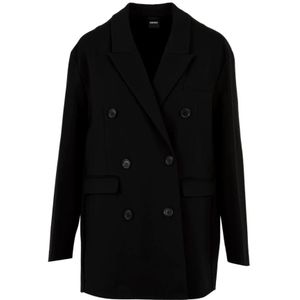 Aspesi, Dames, Jassen, Zwart, Maat: S Wol,