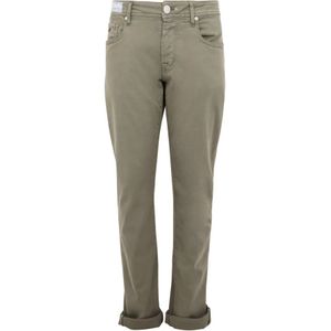 Tramarossa, Heren, Jeans, Groen, Maat: W35 Katoen,