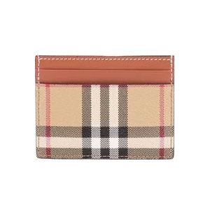 Burberry Multicolor gecoate canvas kaarthouder , Multicolor , Dames , Maat: ONE Size