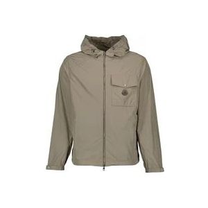 Moncler Stijlvolle Heren Licht Jack , Beige , Heren , Maat: XL