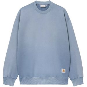 Carhartt WIP - Sweatshirt - Blauw - Katoen - Heren