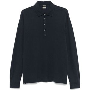 Massimo Alba, Heren, Tops, Blauw, Maat: XL