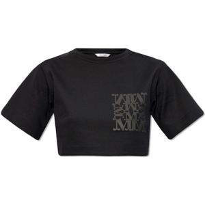 Max Mara, Dames, Tops, Zwart, Maat: S