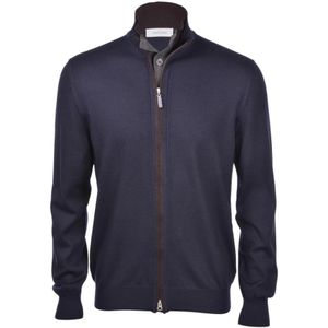 Gran Sasso, Heren, Sweatshirts & Hoodies, Blauw, Maat: XL