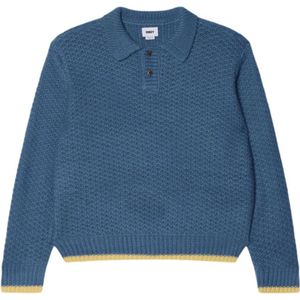 Obey, Heren, Truien, Blauw, Maat: S Wol,