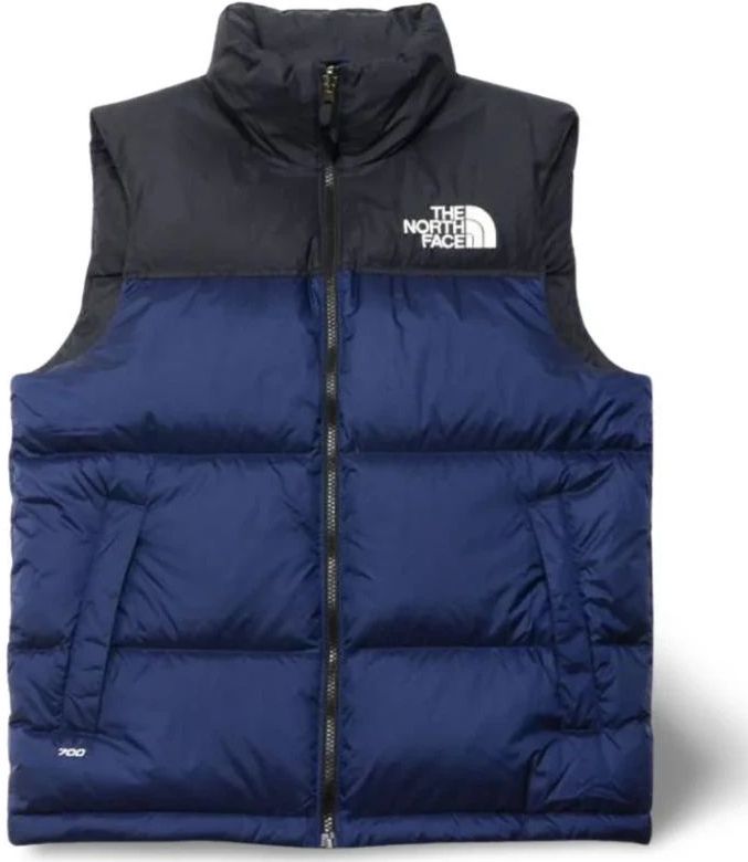 The North Face 1996 Retro Nuptse-bodywarmer Voor Heren Summit Navy-tnf Black-recycled Down male