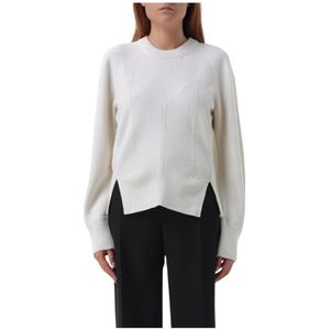 Alexander McQueen, Dames, Truien, Wit, Maat: S Wol,