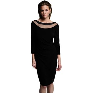 Joseph Ribkoff, Dames, Jurken, Zwart, Maat: L Spandex,