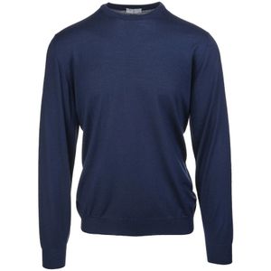 Fedeli, Heren, Truien, Blauw, Maat: 3XL Wol,