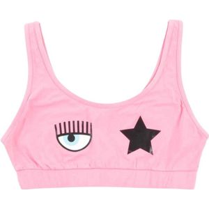 Chiara Ferragni Collection, Dames, Ondergoed, Roze, Maat: S Katoen,