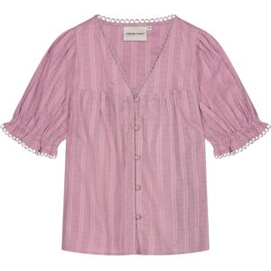 Fabienne Chapot - Blouse - Rosa / Pitaja Roze - Wijde Blouse - Losse Pasvorm