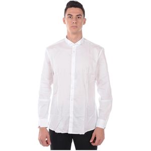 Daniele Alessandrini, Heren, Overhemden, Wit, Maat: XL Katoen,