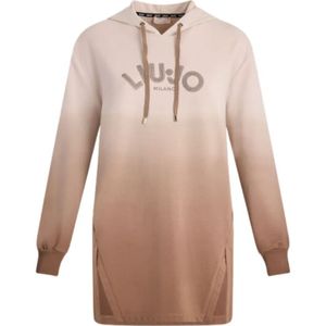 Liu Jo, Dames, Sweatshirts & Hoodies, Veelkleurig, Maat: XS Katoen,