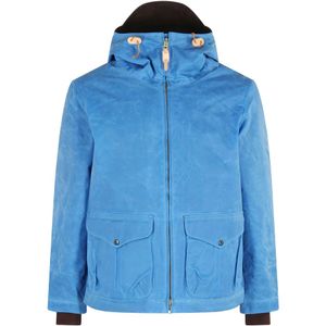 Manifattura Ceccarelli, Heren, Jassen, Blauw, Maat: 4XS Katoen,