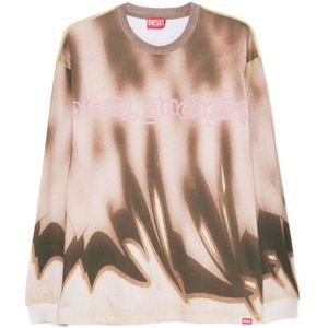 Diesel, Heren, Tops, Beige, Maat: L