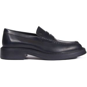 Tod's Zwarte leren instap mocassins , Black , Heren , Maat: 40 EU