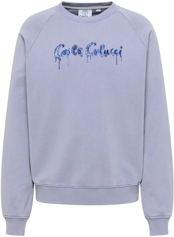Carlo Colucci - New Old Stuff Sweatshirt - Blauw - Heren - Katoen