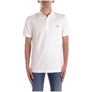 Fred Perry, Heren, Tops, Beige, Maat: S Katoen,