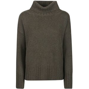 Aragona, Dames, Truien, Groen, Maat: M Kasjmier,