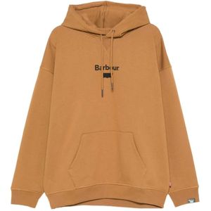Barbour, Heren, Sweatshirts & Hoodies, Bruin, Maat: M