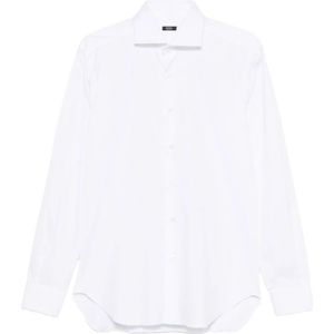 Barba, Heren, Overhemden, Wit, Maat: L