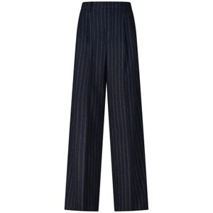 Rossi, Dames, Broeken, Blauw, Maat: XS Wol,