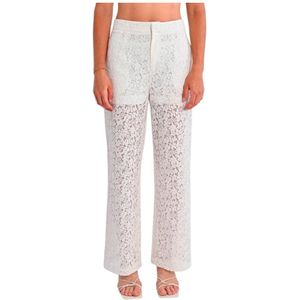 Molly Bracken, Dames, Broeken, Wit, Maat: S