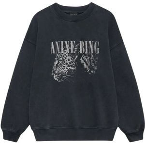 Anine Bing, Dames, Sweatshirts & Hoodies, Zwart, Maat: XS