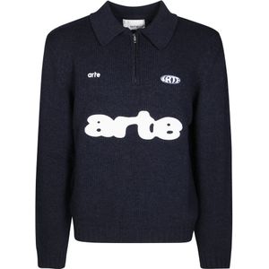 Arte Antwerp, Heren, Truien, Blauw, Maat: L Wol,