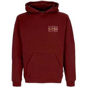 Iuter, Heren, Sweatshirts & Hoodies, Rood, Maat: XS Katoen,