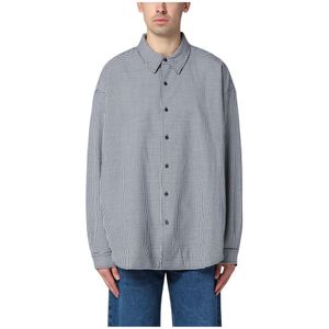 New Amsterdam Surf Association, Heren, Overhemden, Zwart, Maat: L Wol,