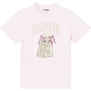 Ganni, Dames, Tops, Roze, Maat: XS